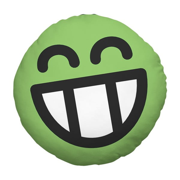 Poduszka Emoji Green, 39 cm