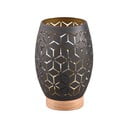 Czarna lampa stołowa (wys. 21 cm) Bidar – Reality