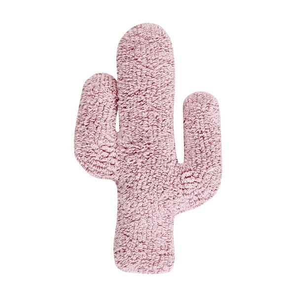 Różowa poduszka bawełniana Happy Decor Kids Cactus, 45x45 cm