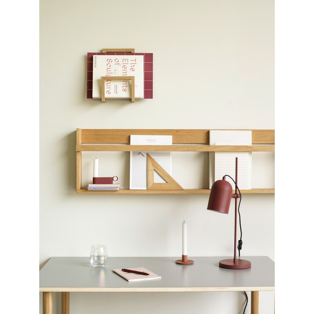 Wielopoziomowa/na zdjęcia półka z litego drewna dębowego w naturalnym kolorze 110 cm Display – Hübsch (zdjęcie 3)