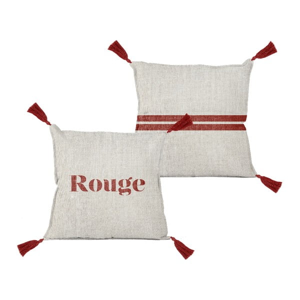 Poduszka Linen Couture Borlas Rouge, 45x45 cm