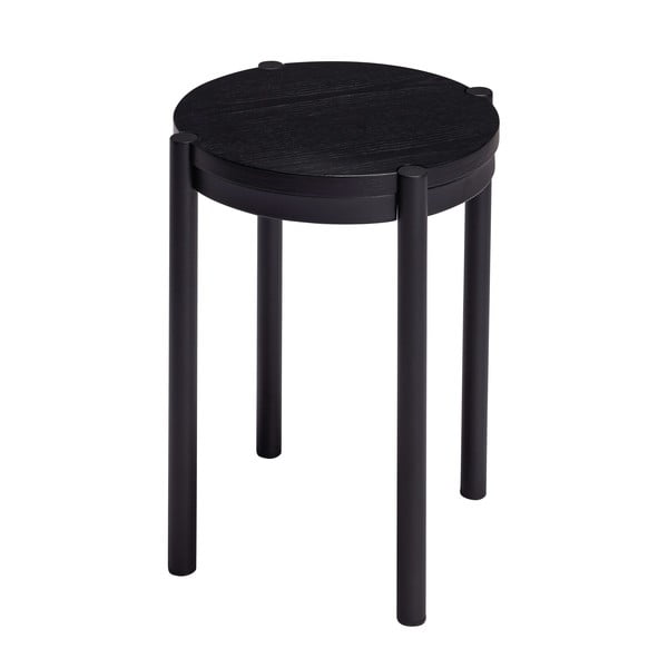 Czarny stołek Oto – Hübsch-image-2