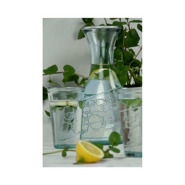 Zielona szklanka ze szkła z recyklingu Ego Dekor Chłopiec-image-1