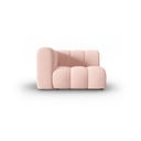 Różowy moduł sofy (lewostronny) Lupine – Micadoni Home
