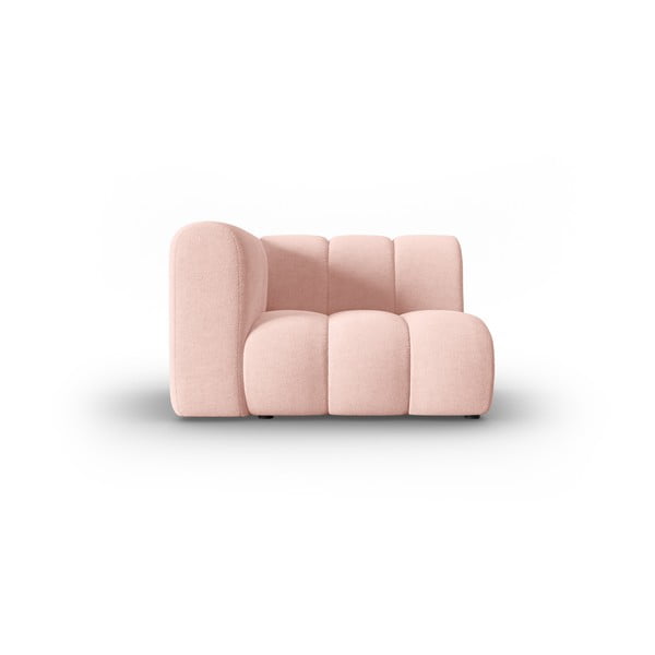 Różowy moduł sofy (lewostronny) Lupine – Micadoni Home