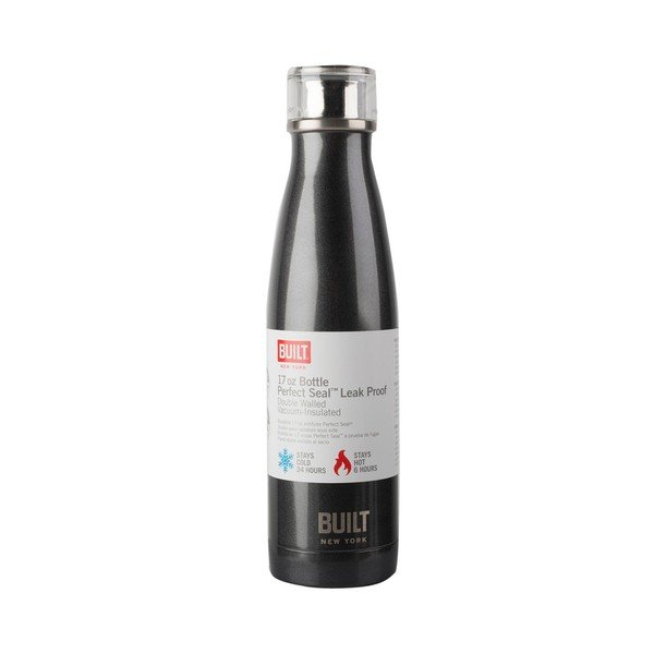 Czarna butelka termiczna ze stali nierdzewnej Creative Tops Built, 483 ml-image-1