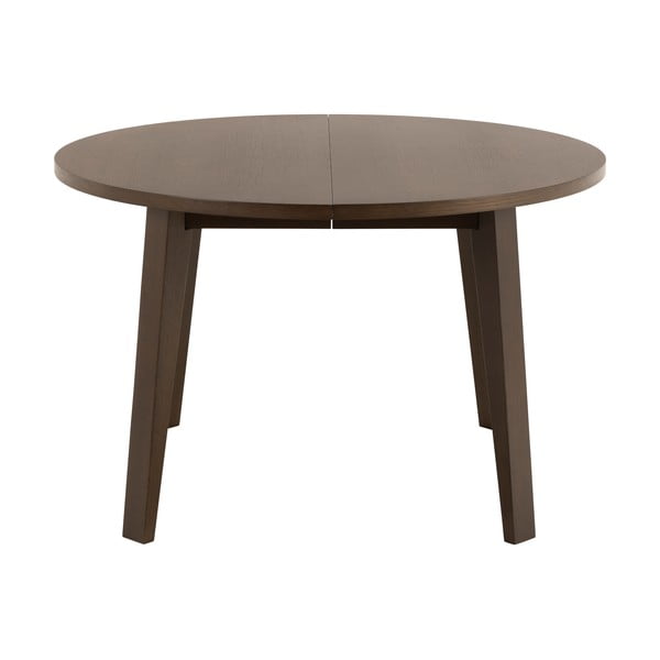 Okrągły rozkładany stół z dodatkowym blatem w dekorze dębu ø 120 cm A-Line – Actona-image-4