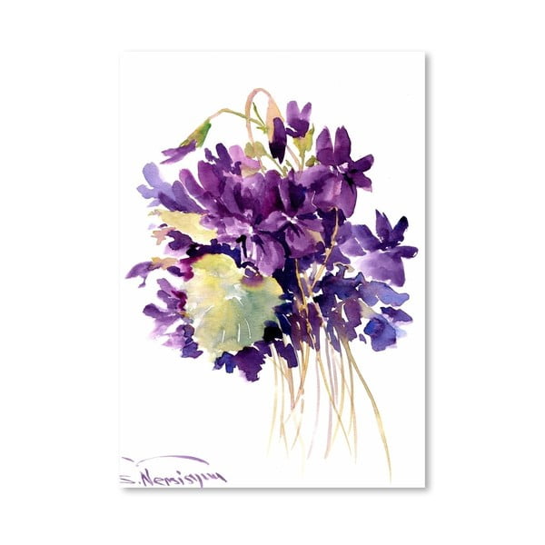 Plakat Wild Violets (projekt Suren Nersisyan)