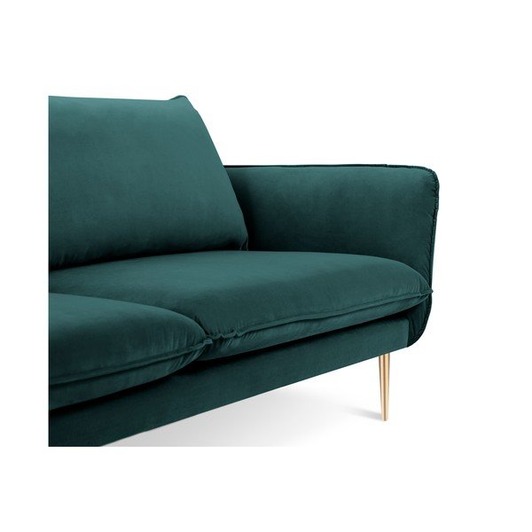 Morska aksamitna sofa Cosmopolitan Design Florence, 160 cm-image-3