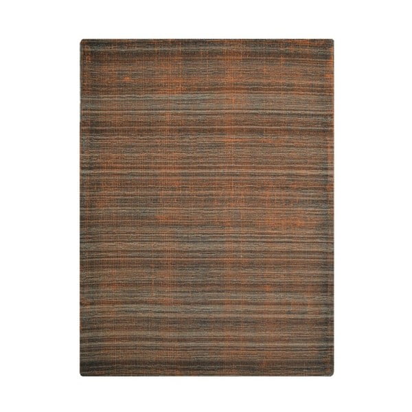 Szaro-pomarańczowy dywan wełniany The Rug Republic Medanos, 230x160 cm