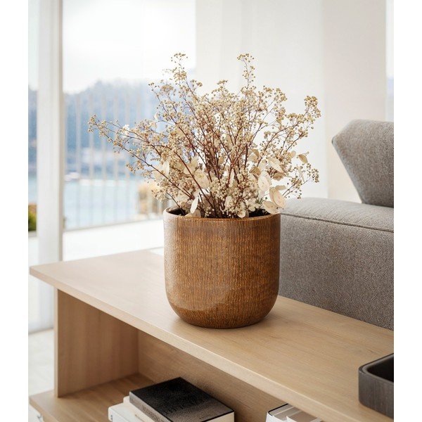 Ceramiczna ręcznie wykonana osłonka na doniczkę ø 23 cm Melissa – Artevasi-image-3