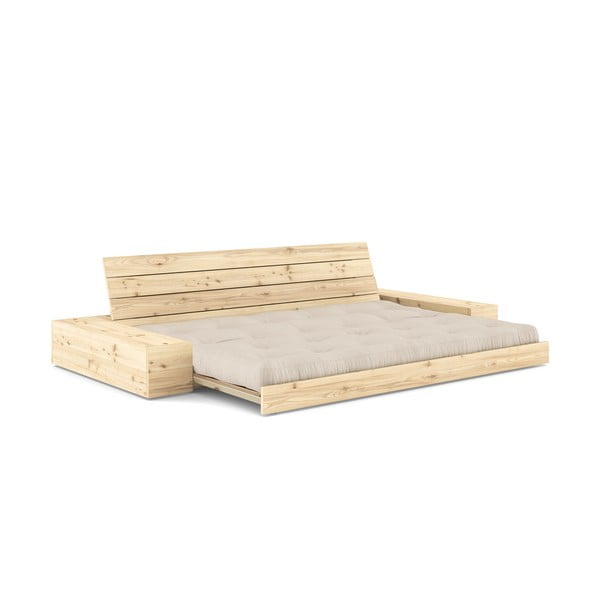 Beżowa rozkładana sofa 244 cm Base – Karup Design-image-4