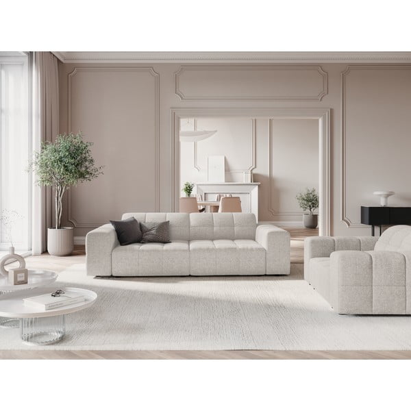 Jasnoszara sofa 204 cm Chicago – Cosmopolitan Design-image-1