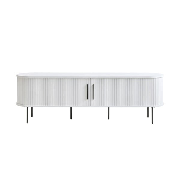 Biała szafka pod TV 180x56x45 cm Nola – Unique Furniture