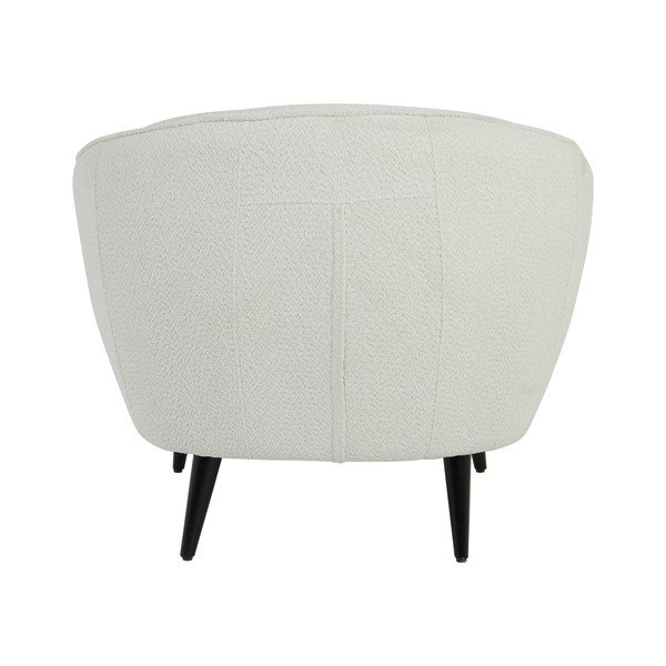 Biały fotel z materiału bouclé Almond – Light & Living-image-4