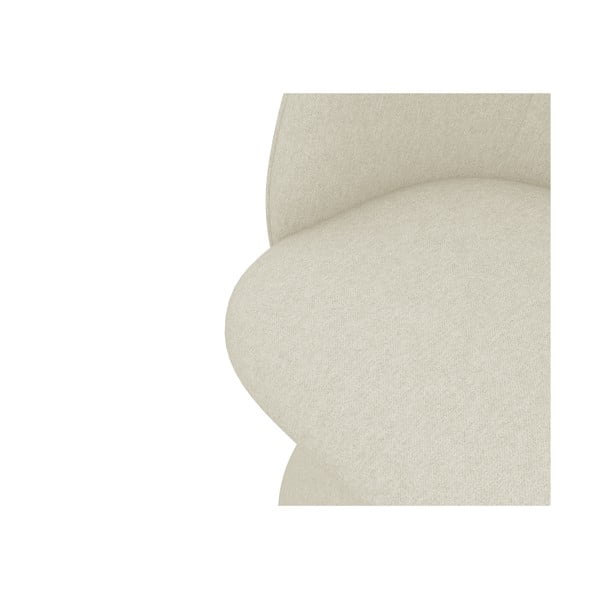 Kremowy tapicerowany fotel jadalniany Maia – Makamii-image-4