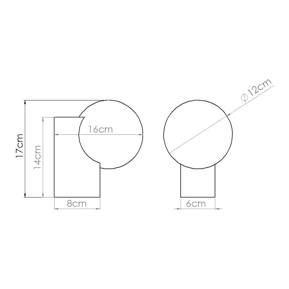 Biało-naturalny kinkiet ø 12 cm Solum – Sollux (zdjęcie 3)