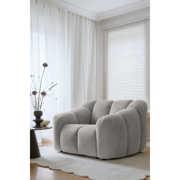 Jasnoszary fotel Shell – Miuform-image-2