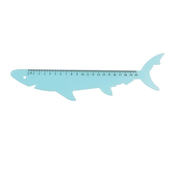 Plastikowa linijka Rex London Shark