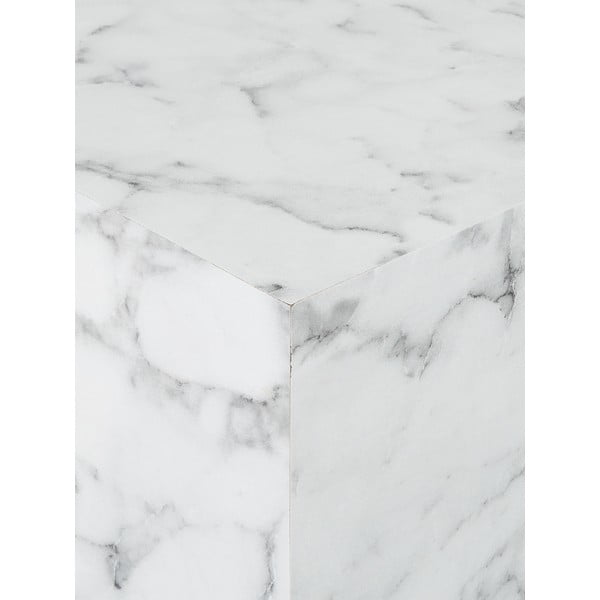Stolik z marmurowym dekorem Westwing Collection Lesley-image-1