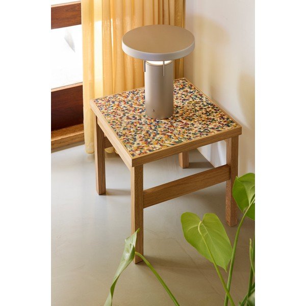 Stolik w dekorze dębu 40x40 cm Confetti – Hübsch-image-2