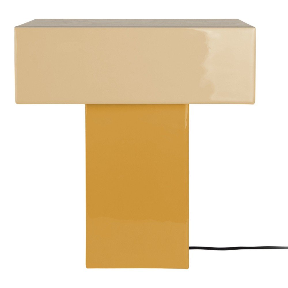 Żółta lampa stołowa (wysokość 35 cm) Grato Recto – Leitmotiv