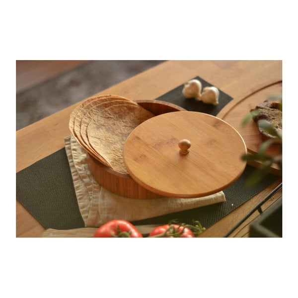 Pojemnik bambusowy na tortille Bambum Pekit, 20x20 cm-image-2