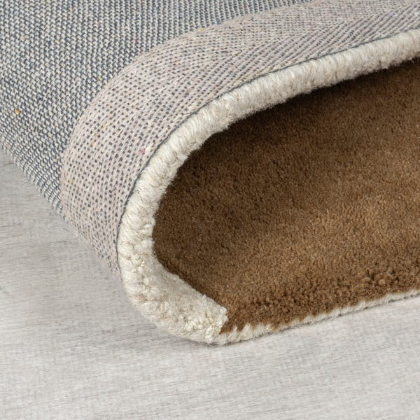 Brązowy/beżowy wełniany dywan tkany ręcznie 200x290 cm Glow – Flair Rugs-image-4