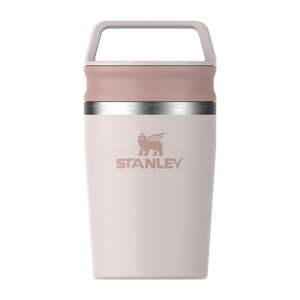 Jasnoróżowy kubek termiczny ze stali nierdzewnej 230 ml Café-To-Go Travel Mug Rose Quartz – Stanley