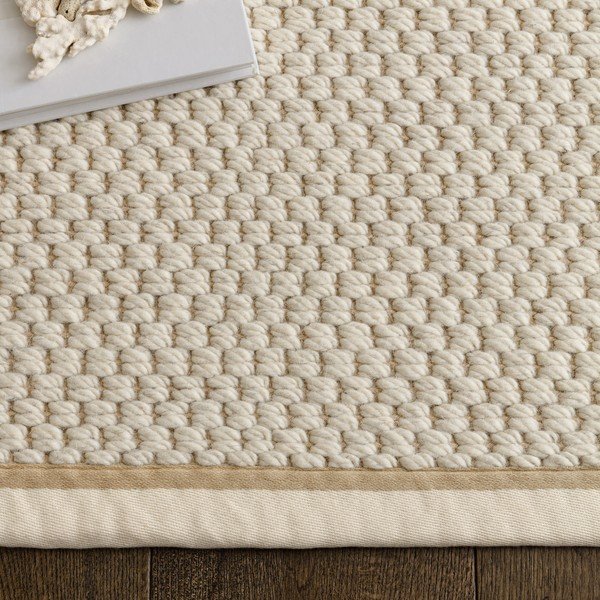 Kremowy dywan z mieszanki wełny dwustronny/tkany ręcznie 160x240 cm Korra Double Loop – Asiatic Carpets-image-1