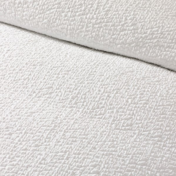 Biała pościel dwuosobowa z kory 230x220 cm Crinkle Seersucker – Catherine Lansfield-image-3