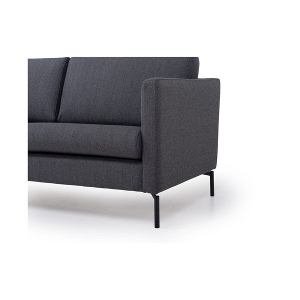 Ciemnoszara sofa 3-osobowa Scandic Vesta-image-3