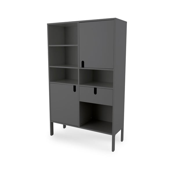 Szary regał Tenzo Uno, wys. 176 cm-image-2