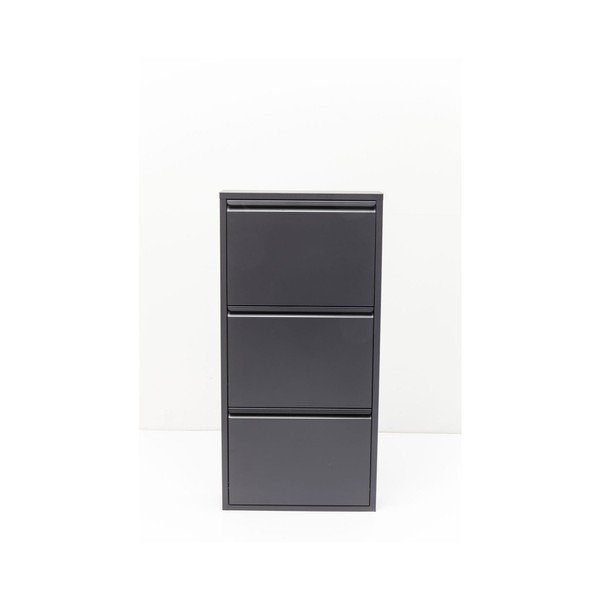 Czarna szafka na buty Kare Design Caruso-image-1