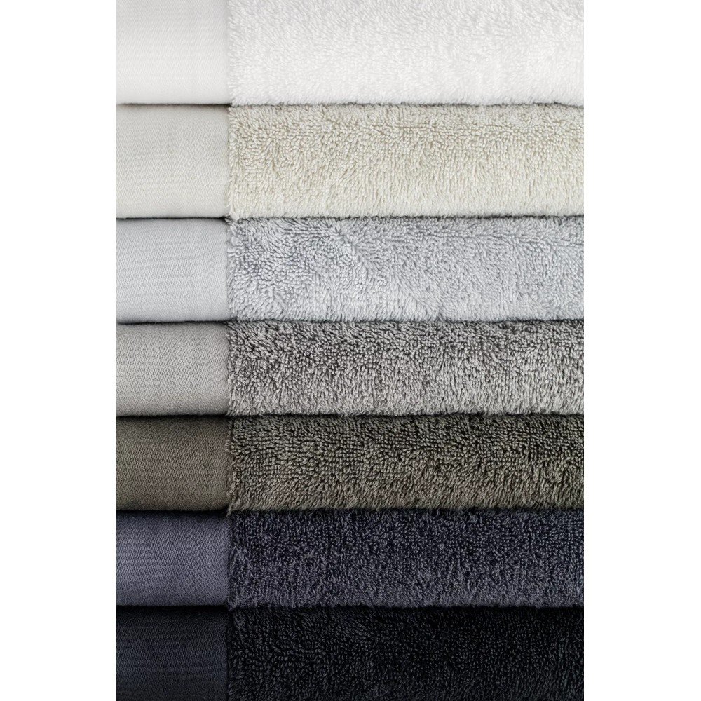 Antracytowe ręczniki z bawełny organicznej frotte zestaw 2 szt. 30x50 cm Riva – Blomus (zdjęcie 3)