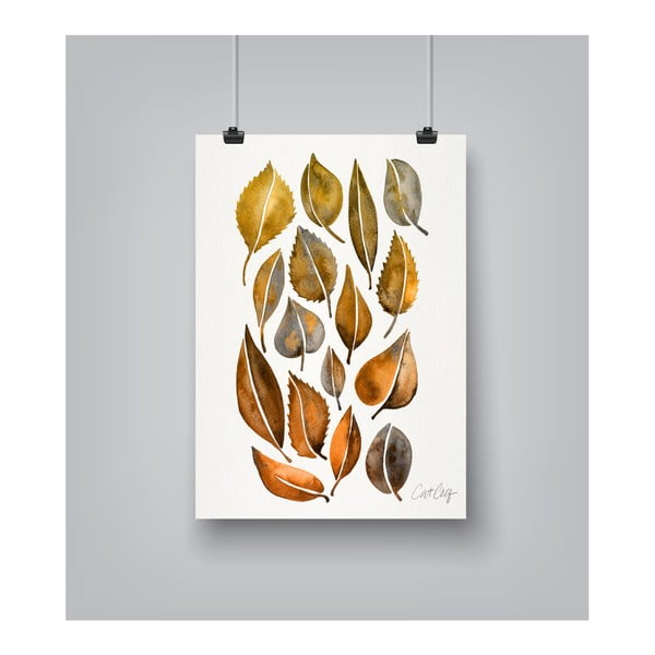 Plakat Americanflat Rusy Fall Leaves by Cat Coquillette, 30x42 cm
