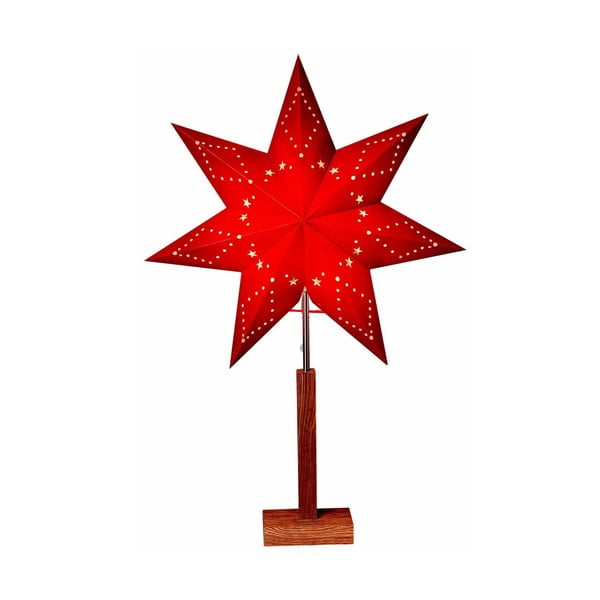 Świecąca gwiazda ze stojakiem Karo, 70 cm