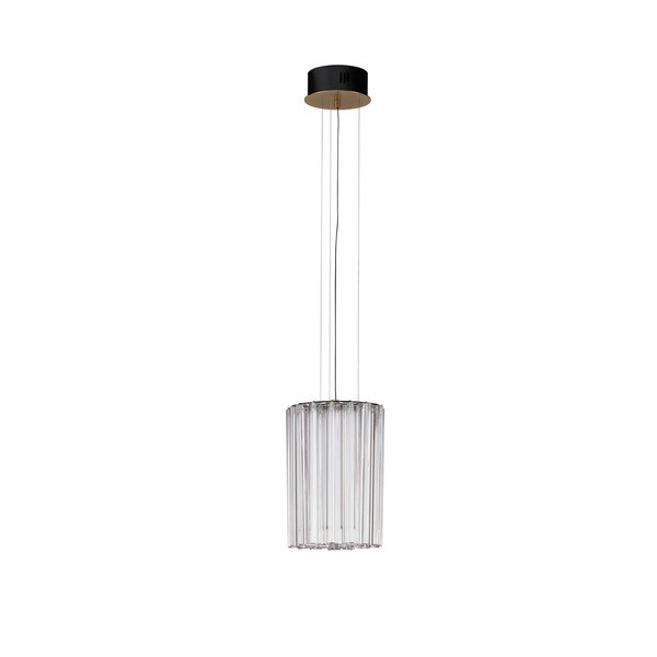 Stalowa lampa wisząca LED ze ściemniaczem w kolorze mosiądzu ø 22 cm Nol – Nova Luce