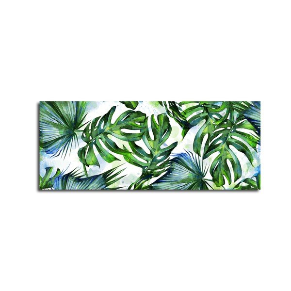 Obraz Styler Canvas Greenery Tropical, 60x150 cm