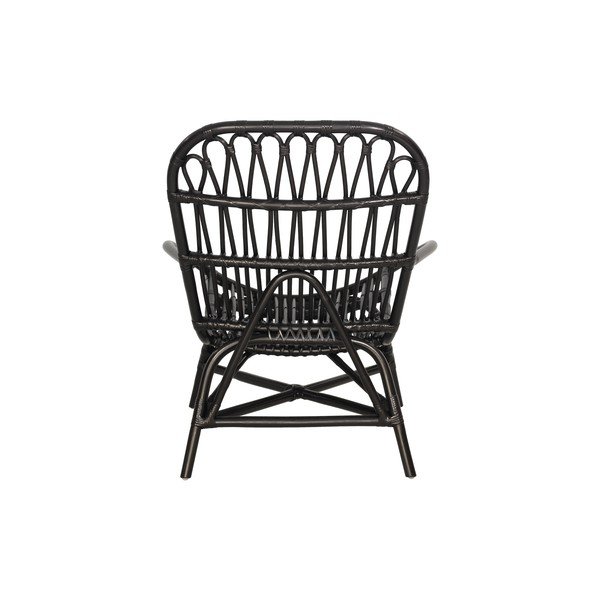 Czarny rattanowy fotel ogrodowy Bonami Essentials Sara-image-4