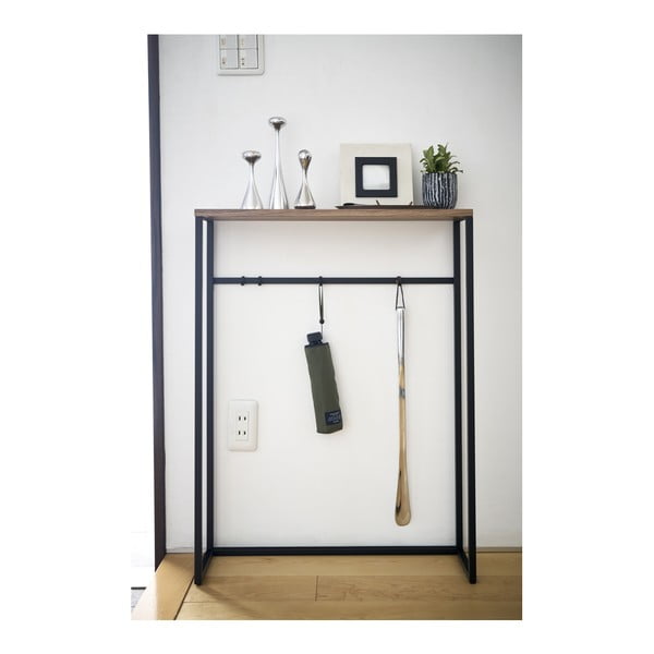 Czarna konsola 18.5x60 cm Tower – YAMAZAKI-image-1