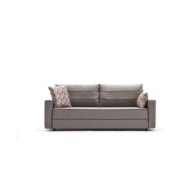 Jasnobrązowa rozkładana sofa 215 cm Ece – Artie