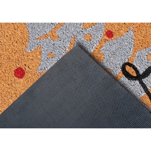 Wycieraczka z włókna kokosowego ze świątecznym motywem 40x70 cm Silver Christmas – Hanse Home-image-4