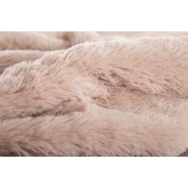 Brązowy koc ze sztucznego futra 150x200 cm Ruby – Tiseco Home Studio-image-1