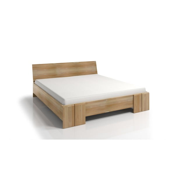 Łóżko 2-osobowe z drewna bukowego ze schowkiem SKANDICA Vestre Maxi, 140x200 cm-image-3
