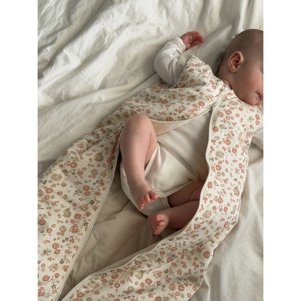 Beżowy śpiworek dziecięcy z bawełny organicznej 45x87 cm Augusta – Cam Cam Copenhagen-image-2