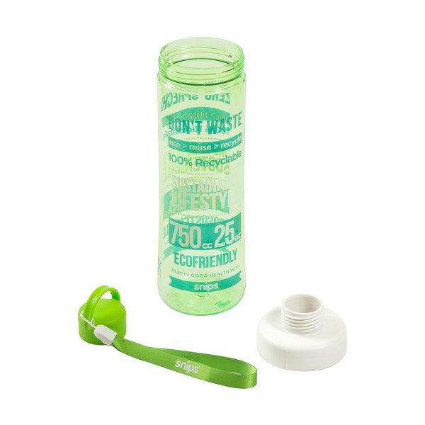 Zielona butelka na wodę Snips Eco, 750 ml-image-2