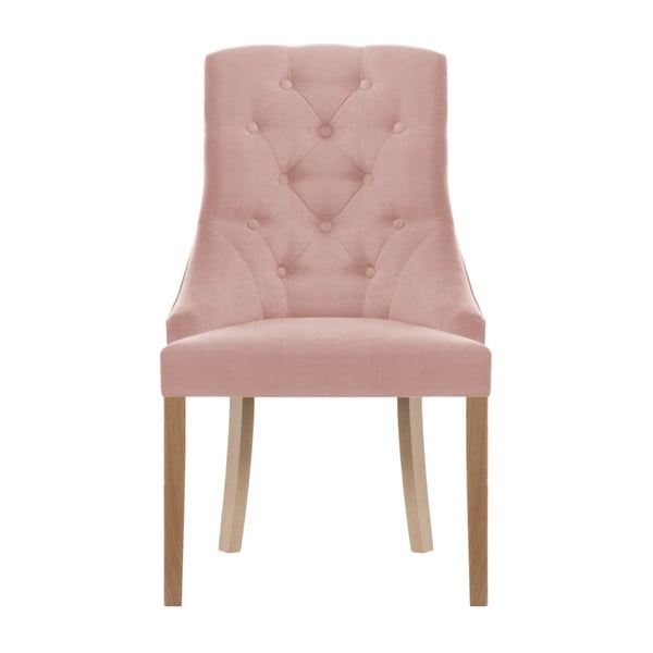Jasnoróżowe krzesło Jalouse Maison Chiara