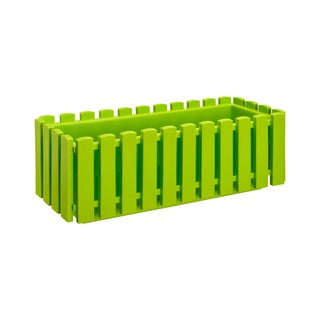 Zielona doniczka Gardenico Fency System, dł. 46,7 cm