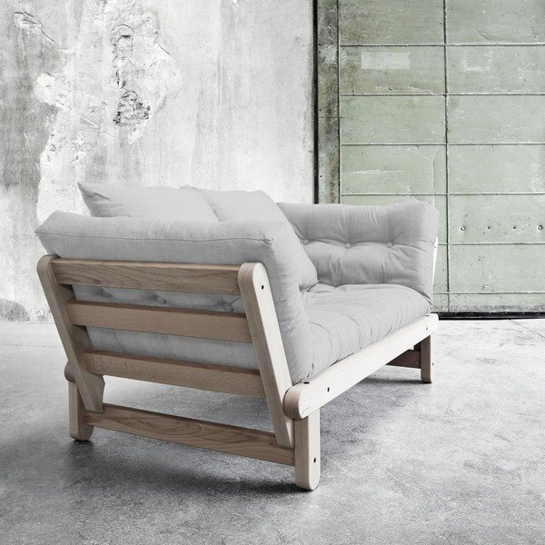 Sofa rozkładana Beat Beech/Light Grey-image-2